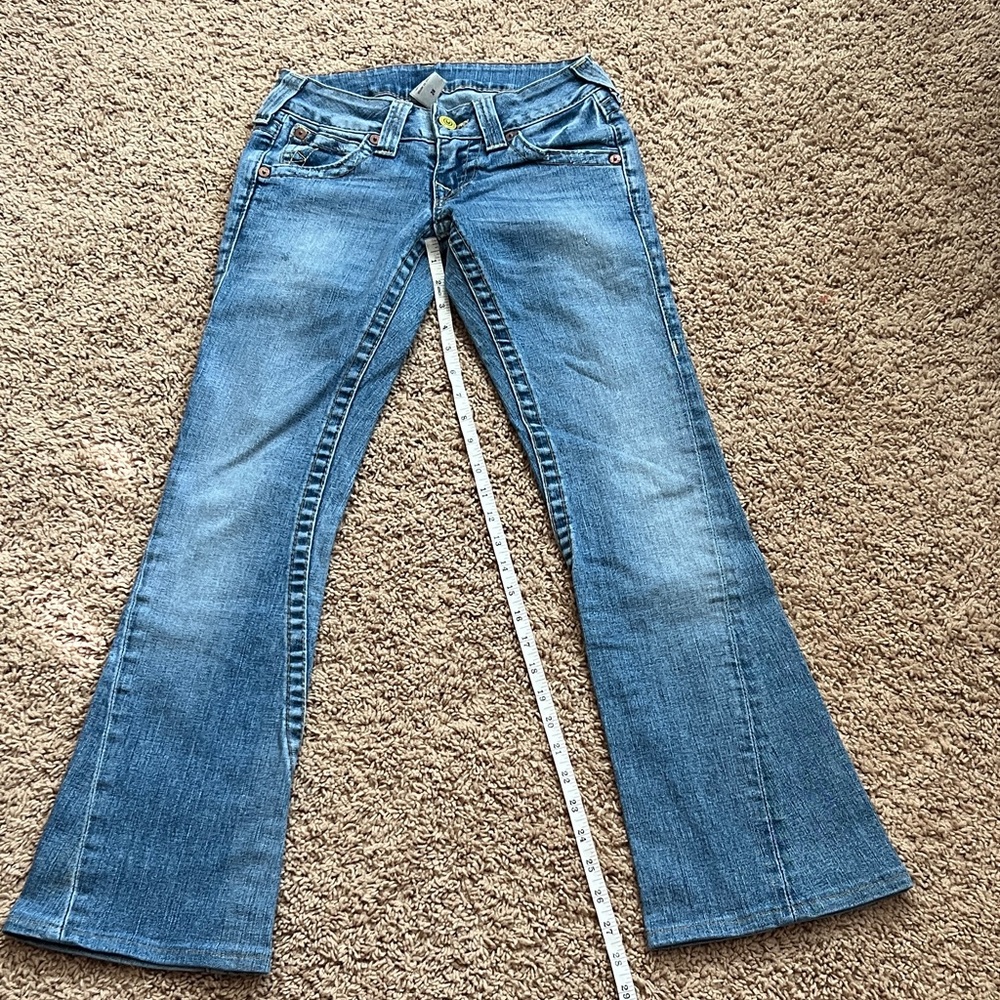 True Religion Light Blue Flare Jeans